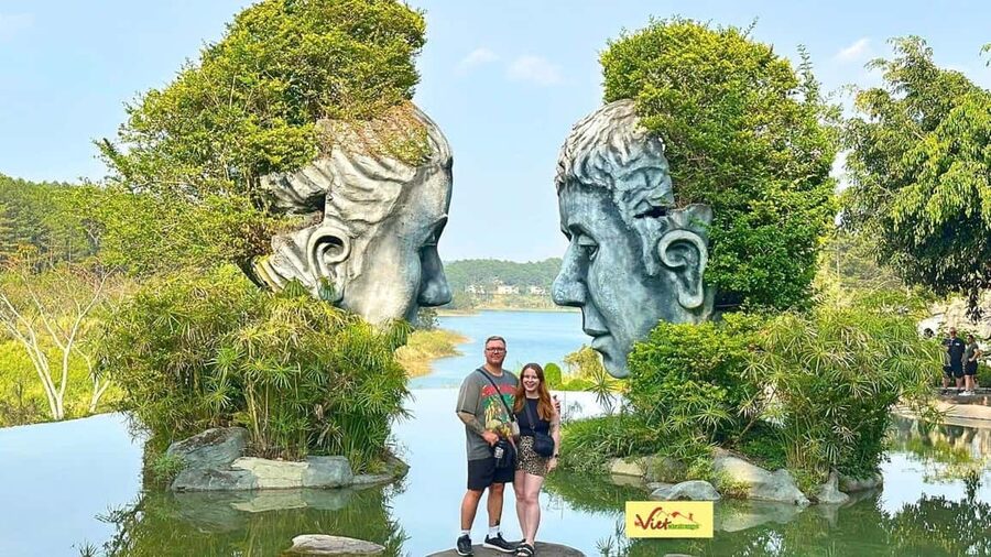 Dalat Top Tourists Sights - Waterfall & luge kart/Mario kart - Luge karting at Cao Nguyen Hoa