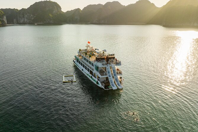 Day Tour Serenity Cruise at Lan Ha Bay from Hanoi, Hai Phong - Arriving at Cat Ba Pearl Island