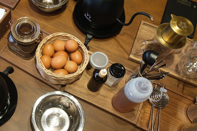 Decadent Vietnamese “Egg Coffee” Workshop in Hồ Chí Minh City - Making the egg cream topping