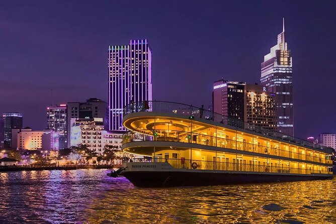 Dinner On Cruise In Ho Chi Minh City With Private Table - A two-hour cruise through Ho Chi Minh City after dark