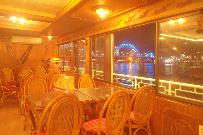 Dragon Cruise by Romantic Yatch: Tasty Beer/Flower/Cake & Dance - A simple evening on Da Nang’s Han River