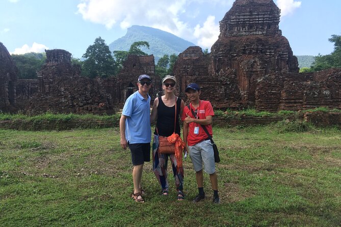 Early My Son tour/transfer and tour start from 8 a.m - Entering My Son Sanctuary after the 7th century