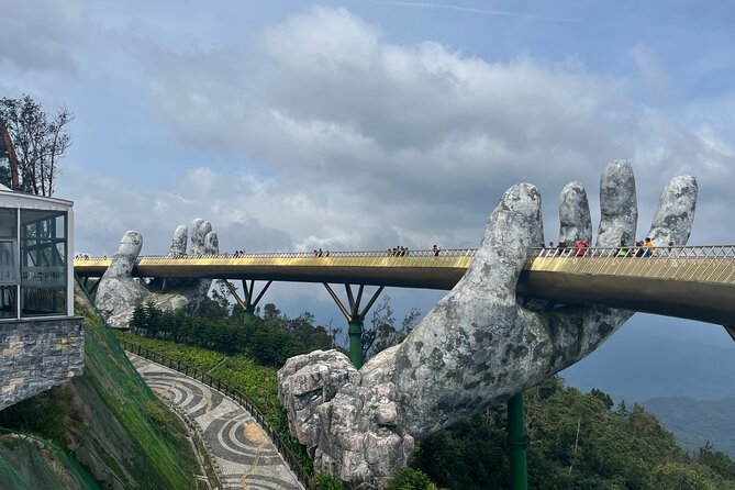 Early tour/ transfer from Hoi An/Da Nang to Golden bridge - French-style gardens, temples, and the Buddha statue
