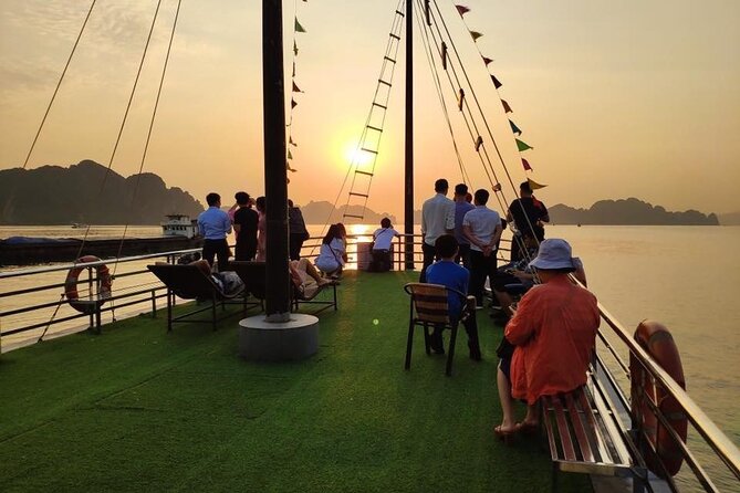 Excursion to Ha Long Bay with Titop Island and kayaking in Luon Cave - Titop Island for swimming or the summit view