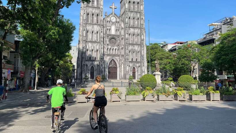Explore Hanoi Old City By Cycling Tour With Small Groups - The Old Quarter, Hanoi Church, and Railway Streets