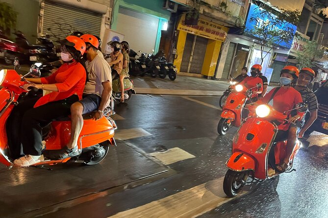 Female Riders Vespa Night Street Food + Train Street food 4 Hours - Why a Vespa is a smart way to eat in Hanoi