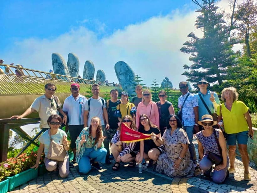From Da Nang: Ba Na Hills and Golden Bridge tour & options - Riding the Ba Na Hills cable car