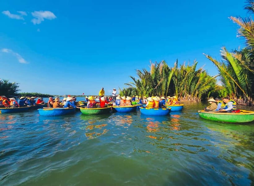 From Da Nang: Hoi An Old Town Tour, Night Market & Boat Ride - From Da Nang to Cam Thanh’s coconut waterways