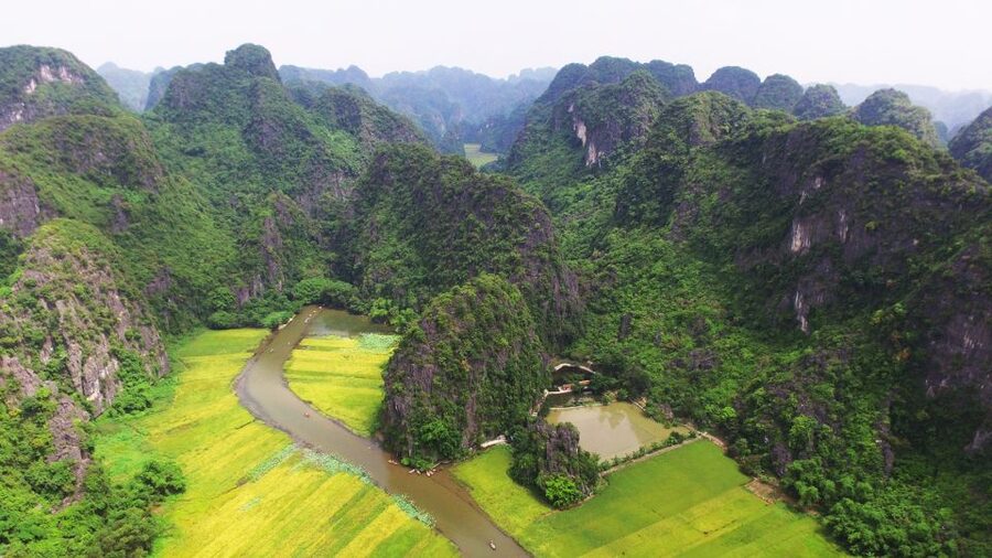 From Hanoi: 2-Day Ninh Binh Tour with Accommodation & Meals - Lunch, check-in, and the countryside bicycle route