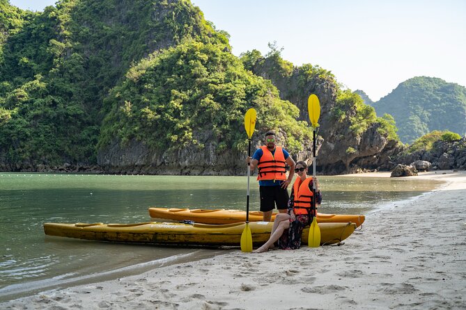From Hanoi: 2D1N Ha Long Bay Deluxe Cruise with Bus Limousine - Titop Island: beach time or a climb for the view