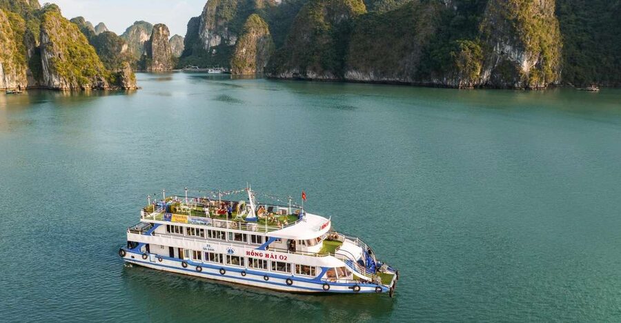 From Hanoi: Halong Bay Day Trip w/ Cave, Island & Kayak - Arriving at Tuan Chau Island and boarding the boat
