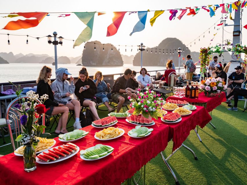 From Hanoi: Halong Bay Day Trip w/ Cave, Island & Kayak - Titop Island: beach time or the summit walk