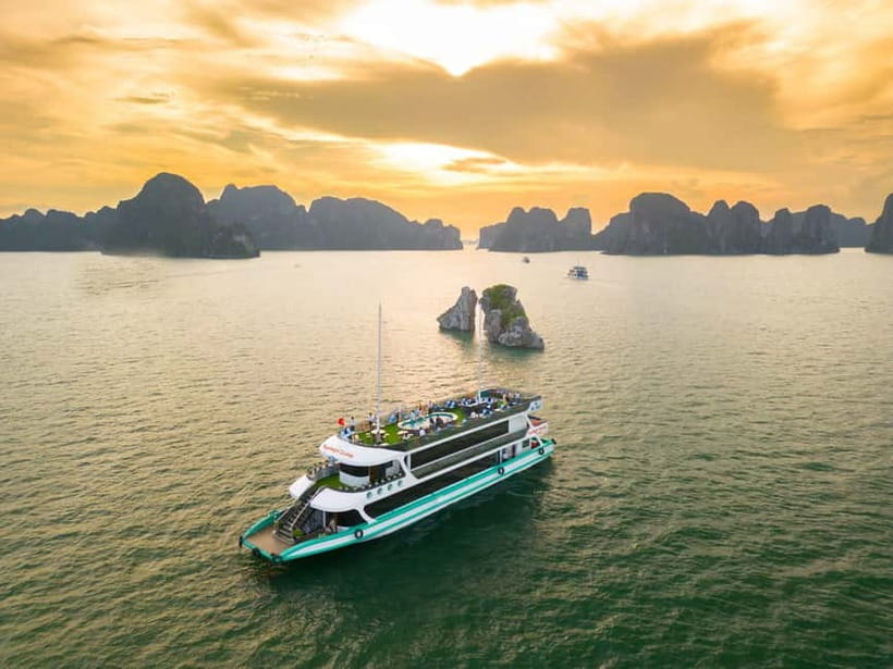 From Hanoi: Halong bay Luxury tour on 5 star cruise - Leaving Hanoi between 8:00 and 8:45