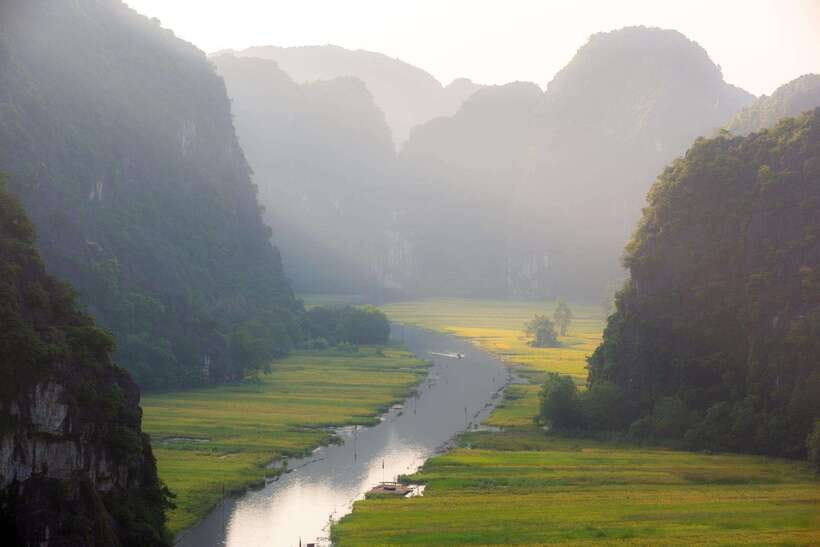 From Hanoi: Ninh Binh, Hoa Lu, Tam Coc, & Mua Cave Day-Trip - Tam Coc by bamboo boat, the day’s main event