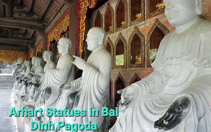 From Hanoi/NinhBinh: HoaLu-Bai Din- TrangAn- MuaCave-BichDon - Trang An boat ride through caves and limestone peaks