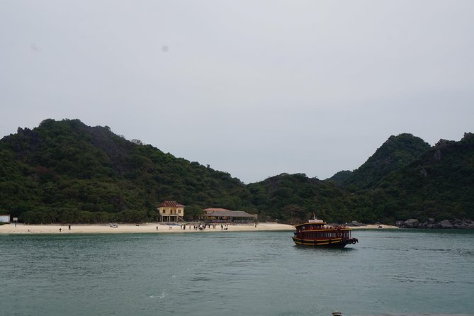 Full day boat trip with Cat Ba Captain Jack to Lan Ha Bay and Ha Long Bay - Thap Nghieng Island and the ride back