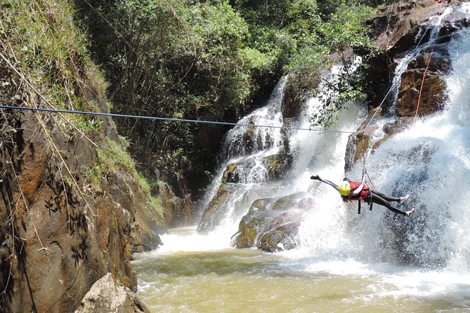 Full-Day Canyoning Tour with Datanla Falls Rappelling - The road south from Da Lat
