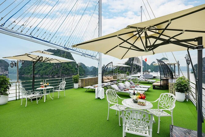 Full day Halong Bay Luxury Cruise - buffet lunch, kayak, swim. - Sung Sot Cave brings the biggest cave visit