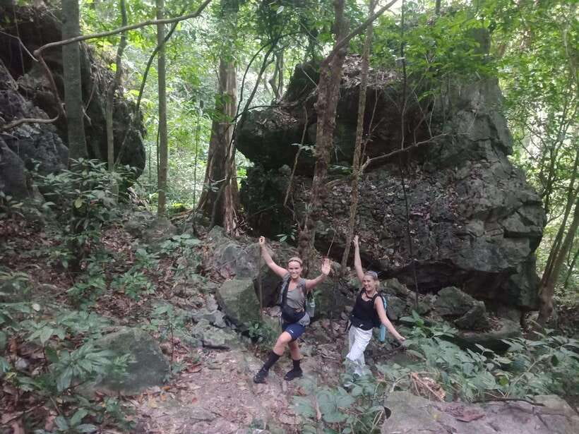 Full day hike - climbing in Jungle of Cat Ba National park - The 6-kilometer forest hike and three mountain sections