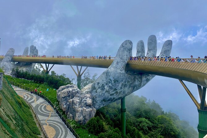 Full-Day Private Tour in Golden Bridge and Ba Na Hills - Riding the cable car over the mountain