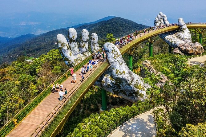Golden Bridge Ba Na Hills with Buffets Lunch 2 ways cable car - The karst islets and famous rock shapes