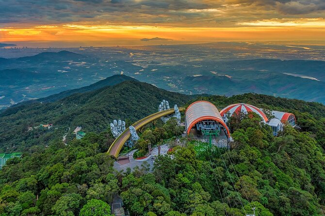 Golden Bridge & Ba Na Hills with Buffets Lunch ,2 ways cable car - First cable car and the high mountain views