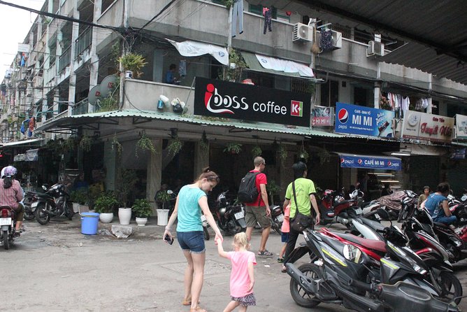 Good Morning Saigon Tour by Motorbike and Scooter - The secret basement on Nguyen Dinh Chieu Street