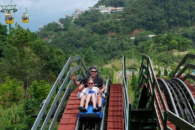 Guided Private Ba Na Hills/Golden Hands Bridge, Marble Mountains - French Village, wine cellar, and Fantasy Park