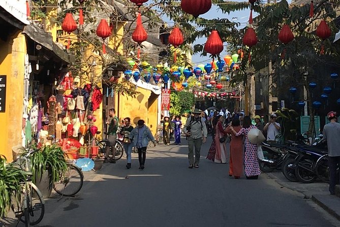 Guided Tour to Marble Mountains & Hoi An Walking Tour , Night Market, Boat Ride - Lanterns, food, and the Night Market