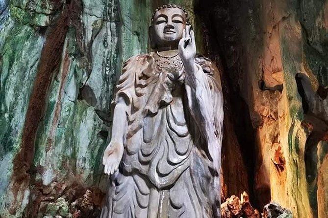 Guided Tour to Marble Mountains & Hoi An Walking Tour , Night Market, Boat Ride - Guides can make or break the day