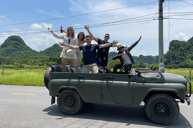 Ha Giang Army Open Air Jeep 2 Days Get Off the beanten path - Day one: Quan Ba views and the first limestone passes