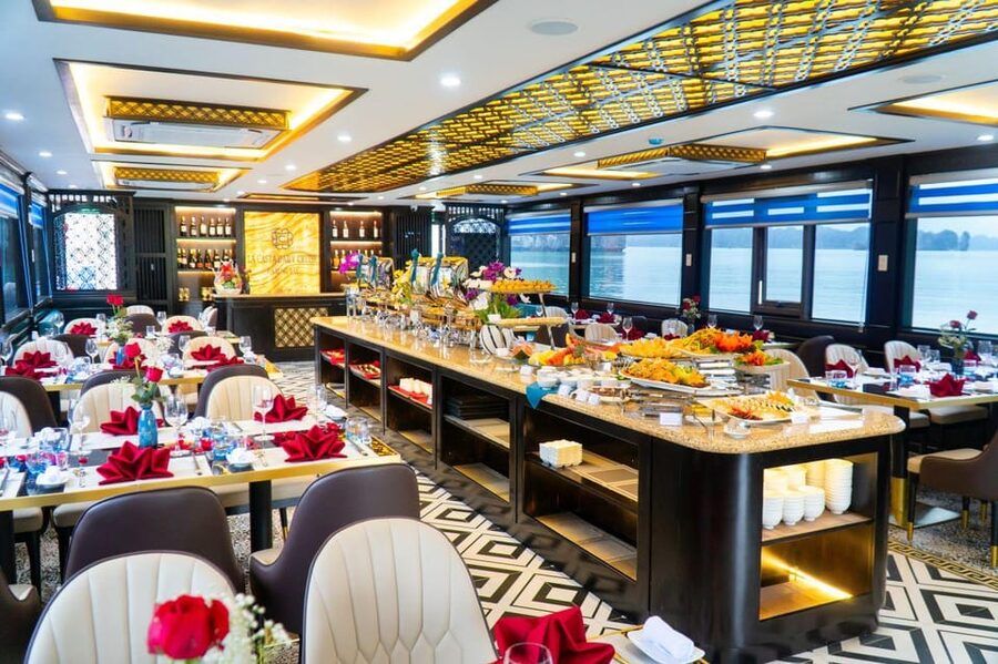 Ha Long Bay 8 hours daily tour on LA CASTA DAILY CRUISE - Ti Top Island and the 360-step decision