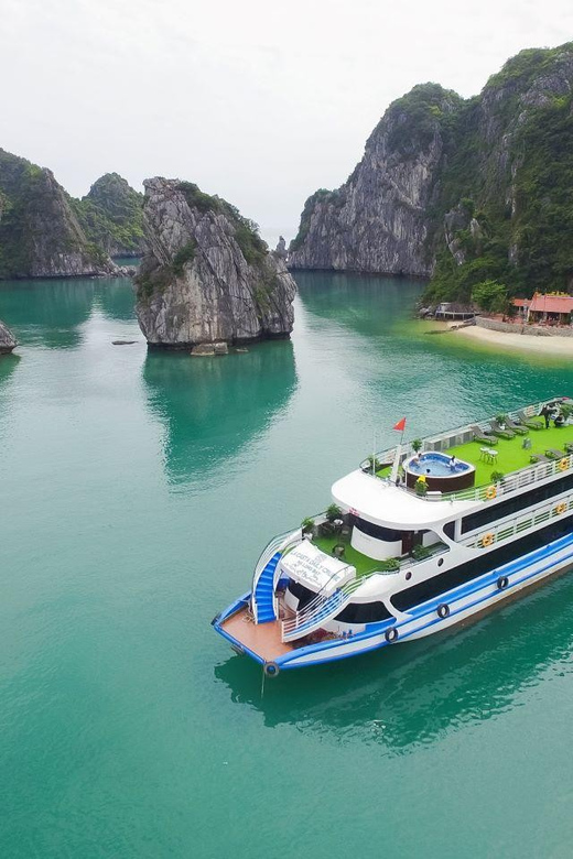 Ha Long Bay 8 hours daily tour on LA CASTA DAILY CRUISE - Sunset, Jacuzzi, and afternoon treats