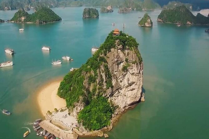 Ha Long Bay Cruise Day Tour with lunch, kayaking, surprise cave & titop island - Boarding at Tuan Chau Marina