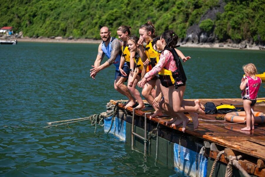 Ha Long & Lan Ha Bays: 2-Day Cruise with Meals & Kayaking - Cooking, sunset, and a fine-dining dinner