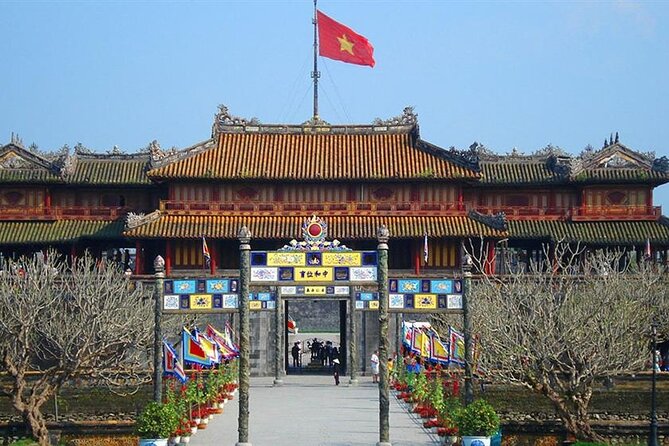 Hai Van Pass and Hue City Sites Deluxe Small Group Tour - Thien Mu Pagoda by the Perfume River