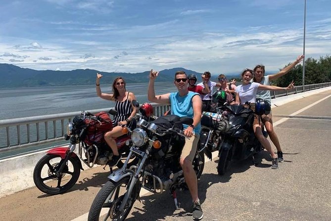 Hai Van Pass Motorbike Private Tour with Mister T Easy Rider - Marble Mountains starts the sightseeing