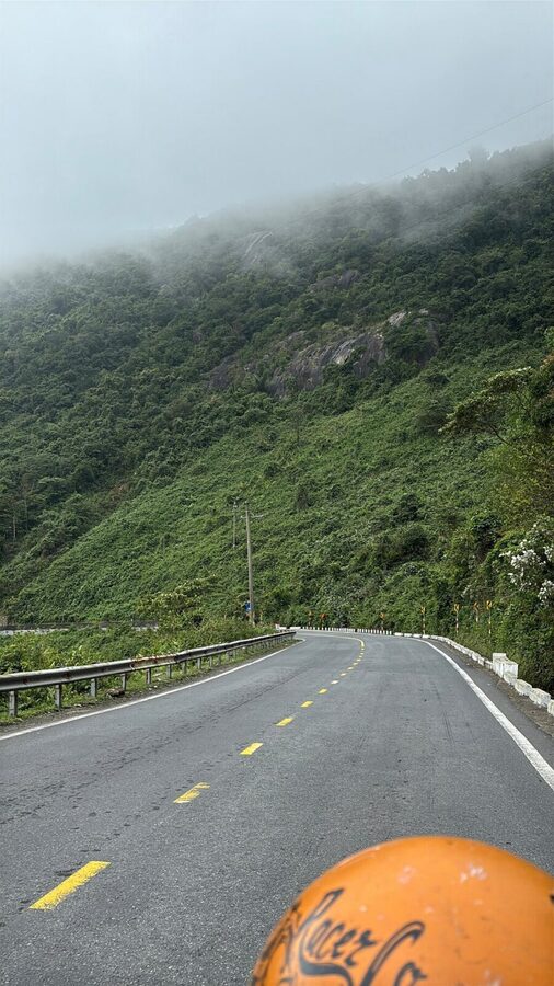 Hai Van Pass Motorbike Tour with Easy Rider - Lap An Lagoon shows the oyster-farming coast