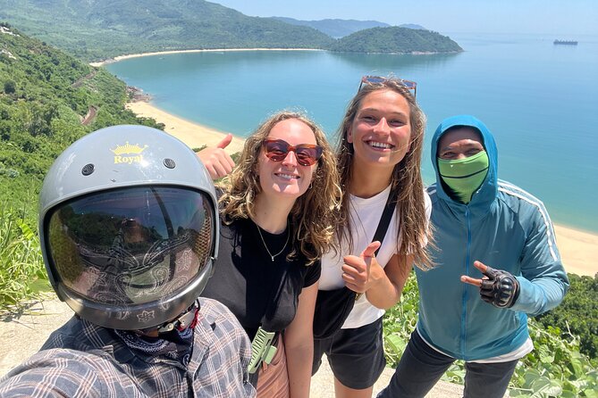 Hai Van Pass Motorbike Tour with Easy Rider - My Khe Beach starts the day beside the sea