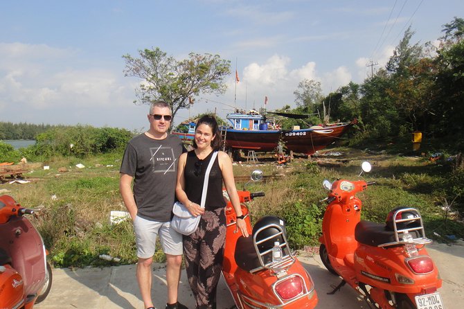 Half-day Electric Scooter Countryside Adventure In Hoi An - Riding through rice fields to Tra Que