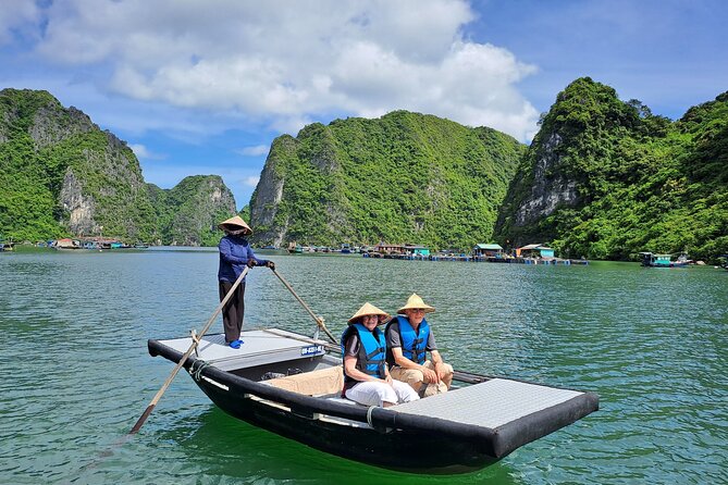 Halong & Bai Tu Long Luxury Day Tour - Fishing village & Kayak - Thien Canh Son Cave and its sea-fishermen links
