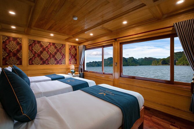 Halong Bay 2 days on classic cruise, small group, biking-kayaking - Sunset, cooking, and a busy evening onboard