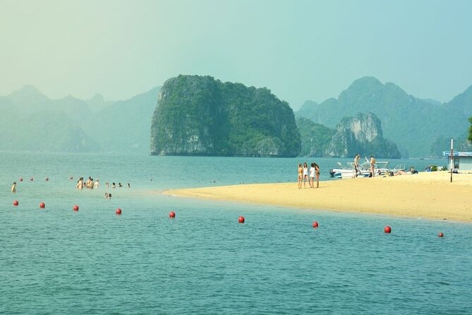 Halong Bay Day Tour 6Hour Deluxe Cruise Limousine Bus Small Group - Hang Luon: kayak, bamboo boat, or simply look around