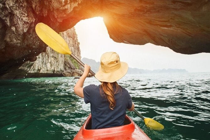 Halong Bay Day Tour 6Hour Deluxe Cruise Limousine Bus Small Group - The six-hour cruise and sunset finish
