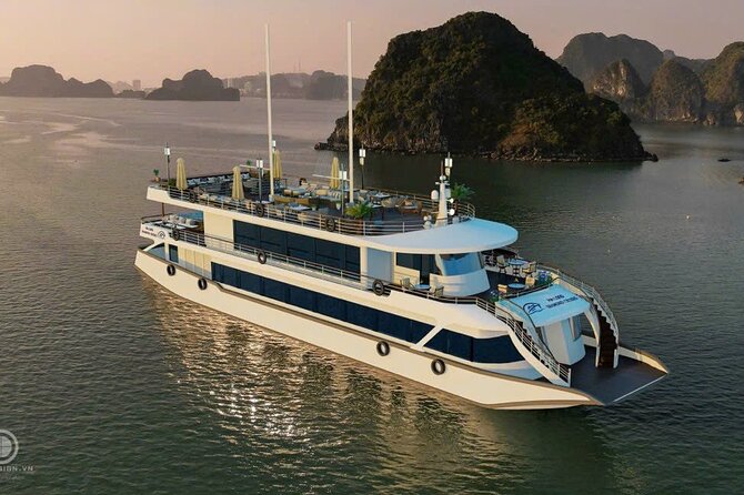 Halong Bay Day Tour By Diamond Era Cruise,Titop,Sung Sot & kayak - Boarding Diamond Era Cruise at Halong International Port