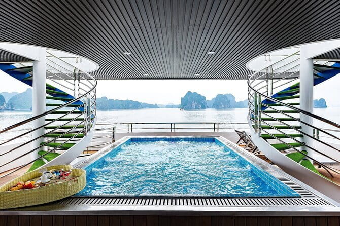 Halong Bay Day Tour Luxury Cruise With Jacuzzi and Buffet Lunch - Sung Sot Cave, Halong Bay’s big indoor spectacle