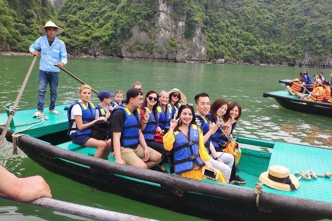 Halong Bay Day Tour With Titop Island, Cave, Kayak & Lunch - The sunset party and ride back to Hanoi