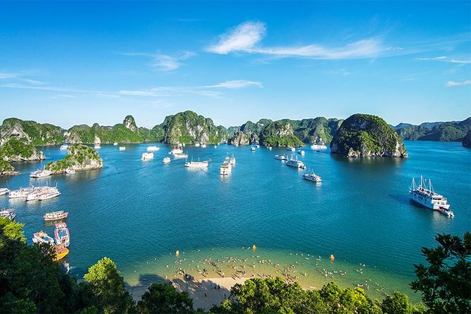 Halong Bay Full Day with Kayaking, Hiking viewpoint, Cave - Deluxe To Luxury - Sunset tea adds a pleasant final pause