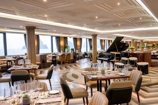 Halong Bay Luxury Dinner Cruise - Ambassador - Fireworks at 8:30 pm