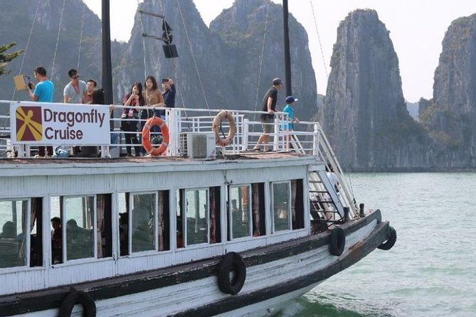 Halong Day Tour Islands, Caves, Kayak, Lunch w Dragonfly Cruise - Hon Ga Choi, the bay’s famous pair